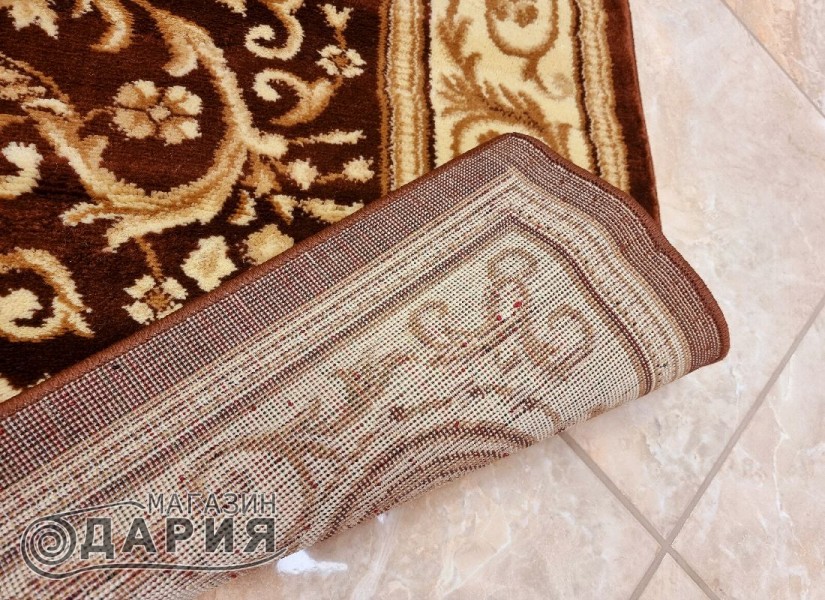 Тъкан персийски килим Blue stones 1706_BROWN